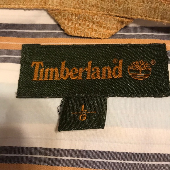 Men’s Large Timberland Short Sleeve Shirt ⭐️⭐️ - Picture 3 of 7